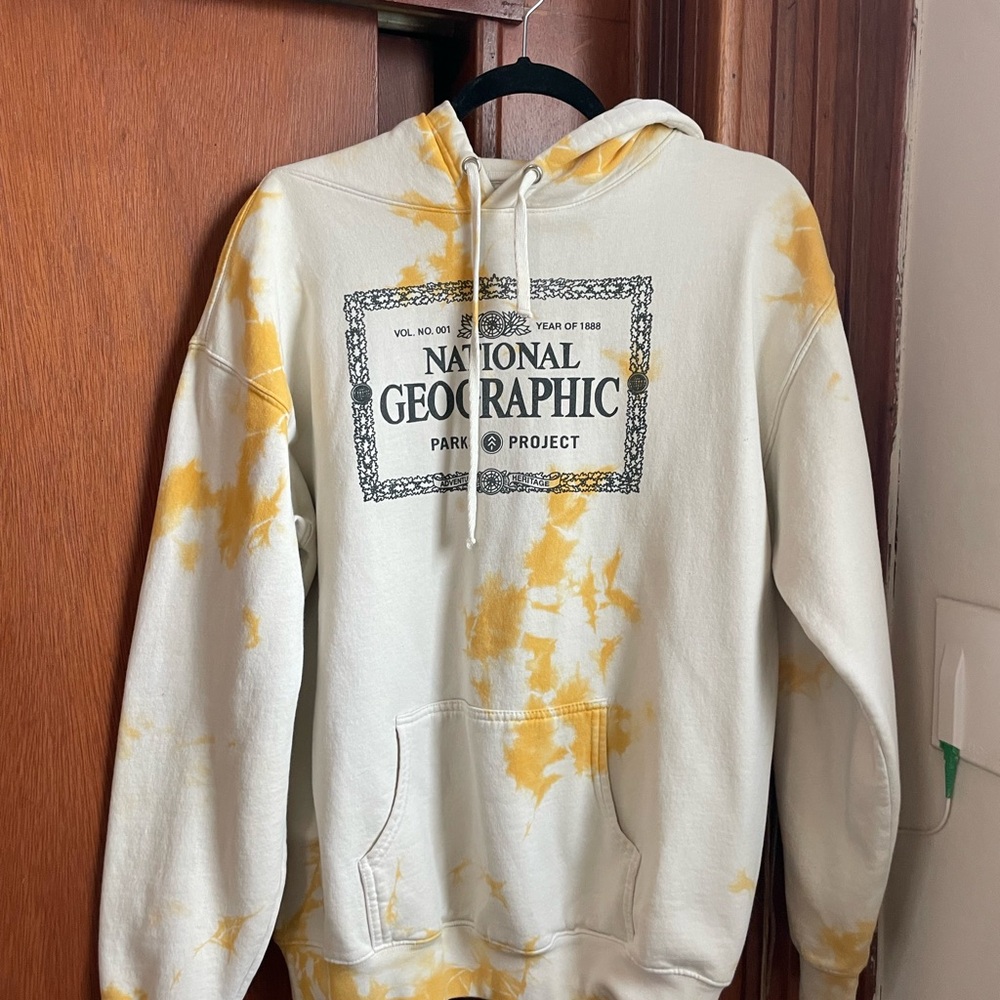 National Geographic X Parks Project Yellow Tie Dye Hoodie